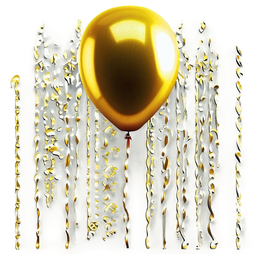 Gold Balloon Graphics Png Vyi10