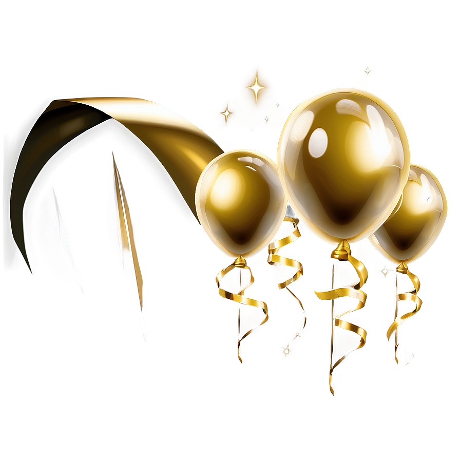 Gold Balloon Transparent Png 97