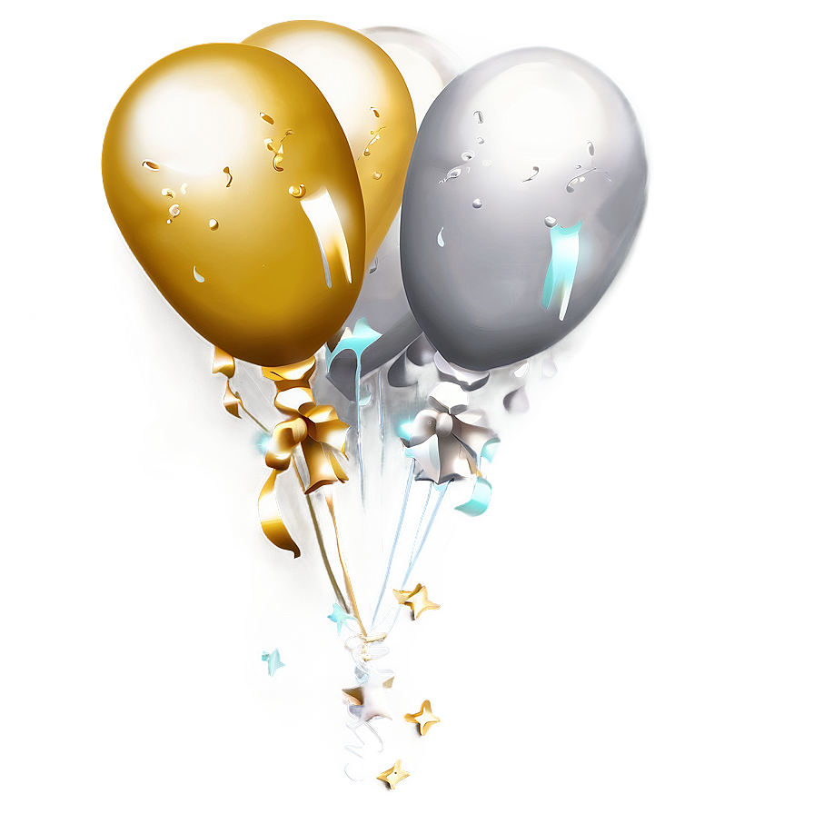 Gold Balloons Png Dnl