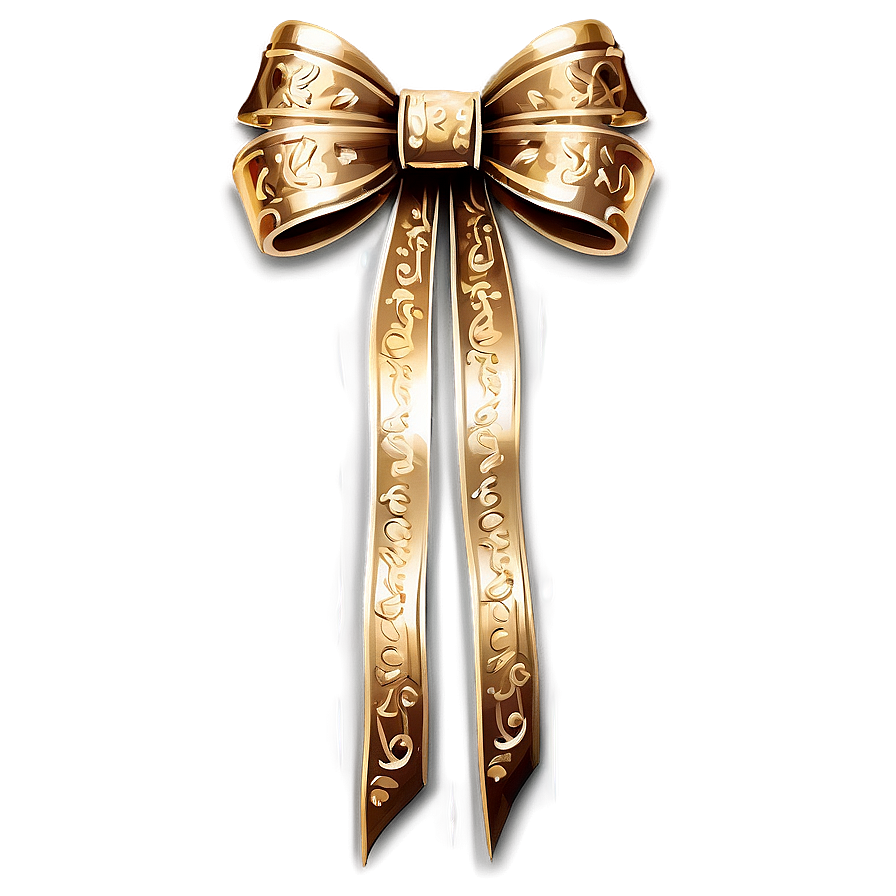 Gold Bow For Crafting Png 40