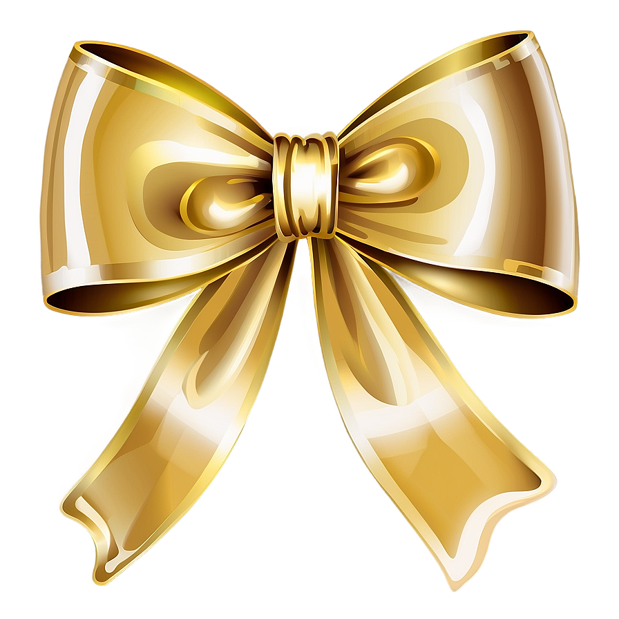 Gold Bow Vector Png Jyt65