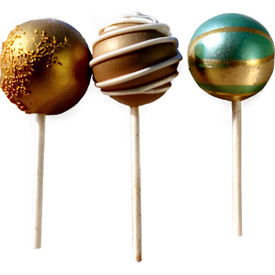 Gold Cake Pop Png Pas96