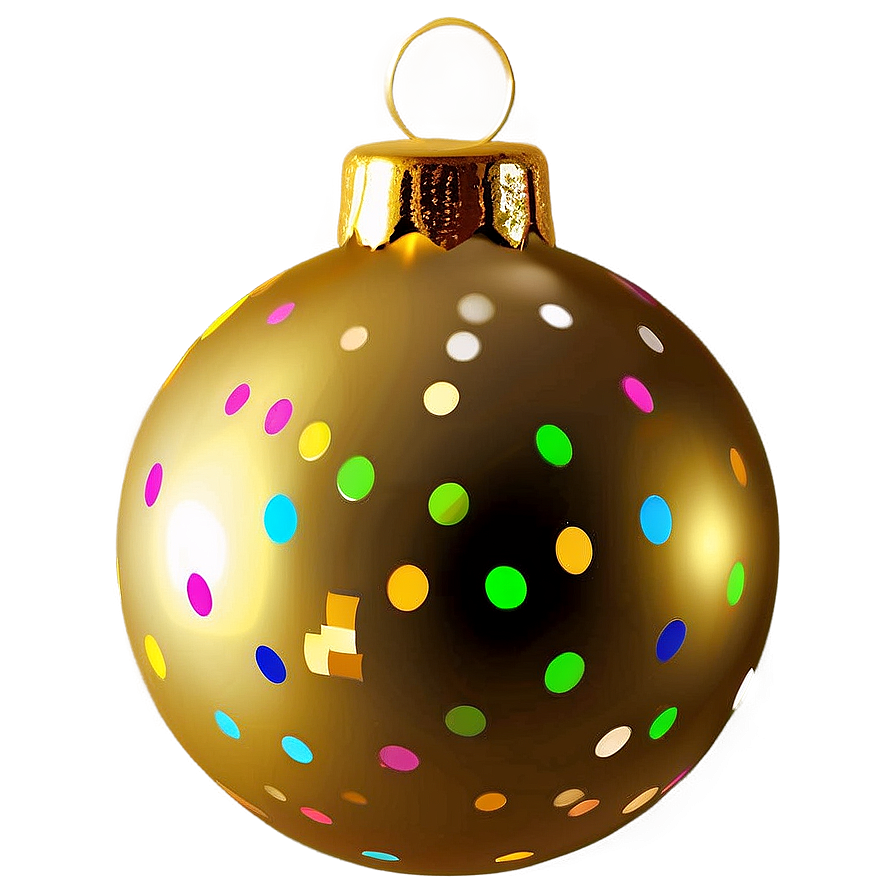 Gold Christmas Ornament B