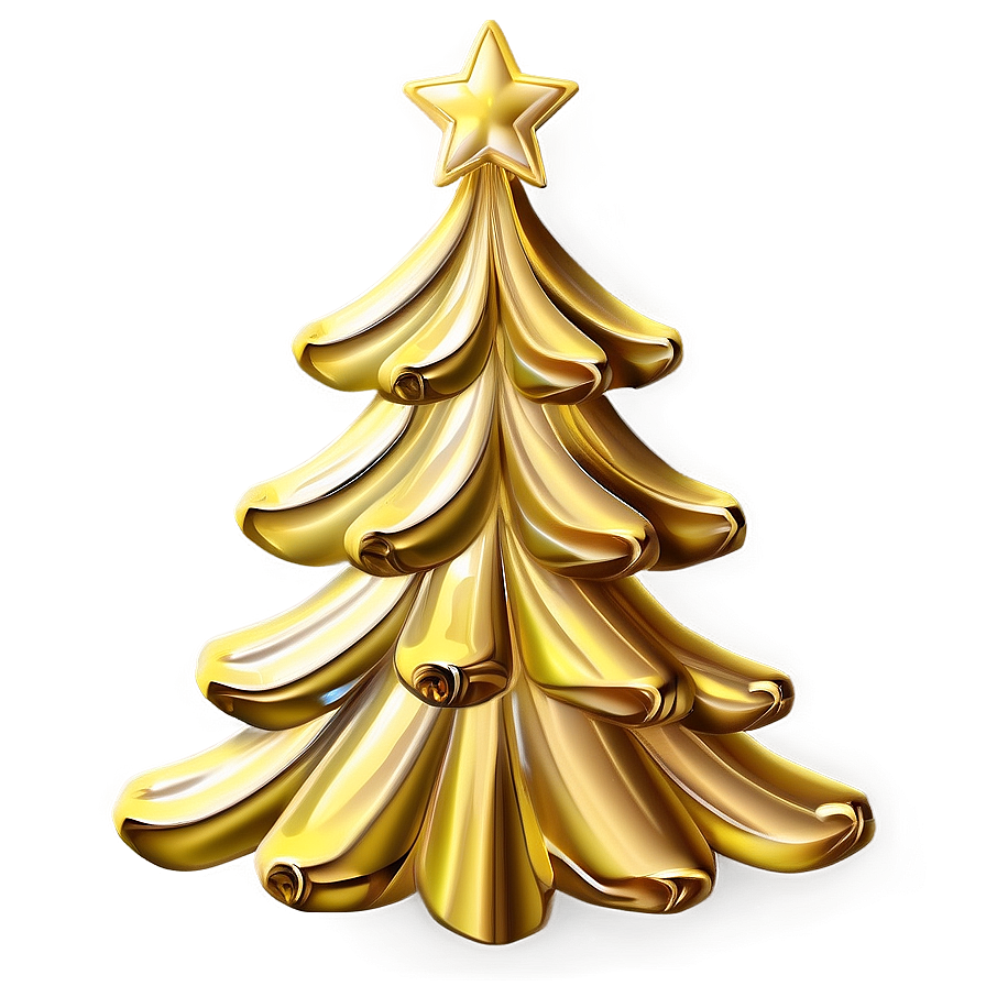 Gold Christmas Tree A