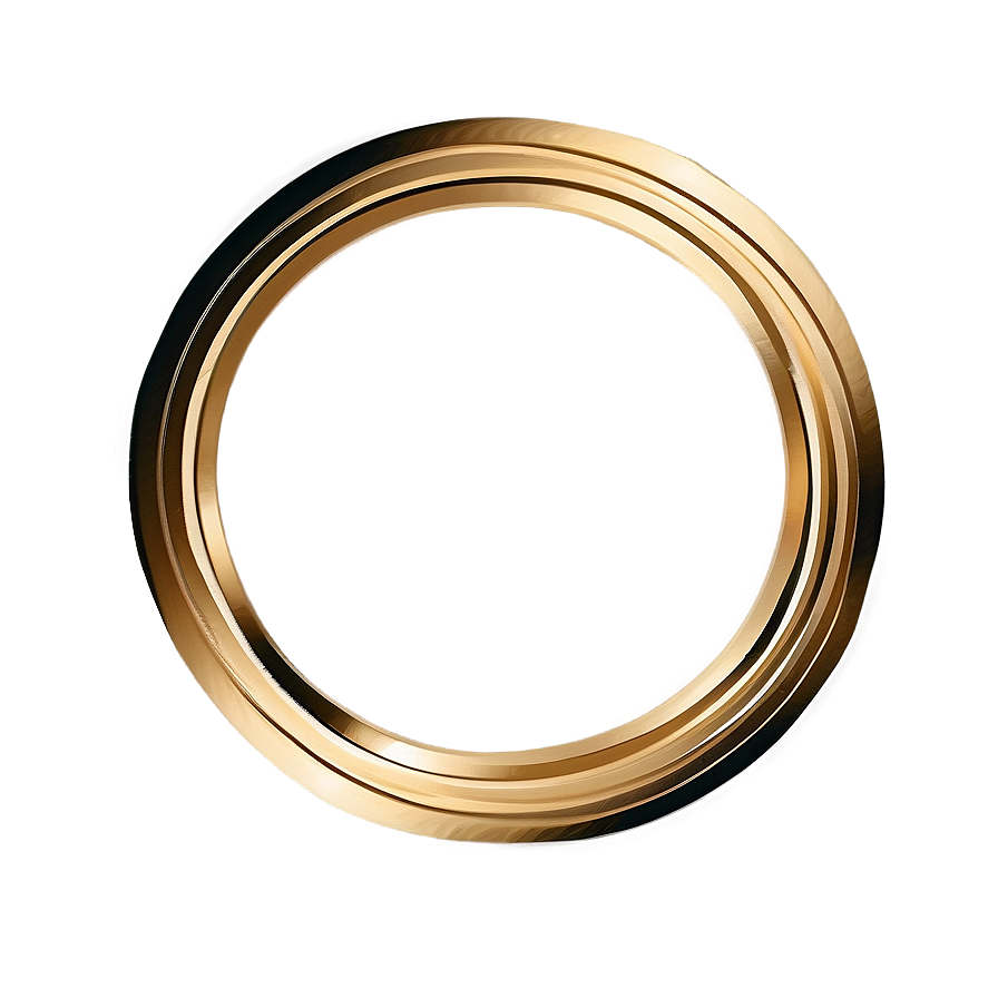 Gold Circle Frame For Logo Png Qxl92