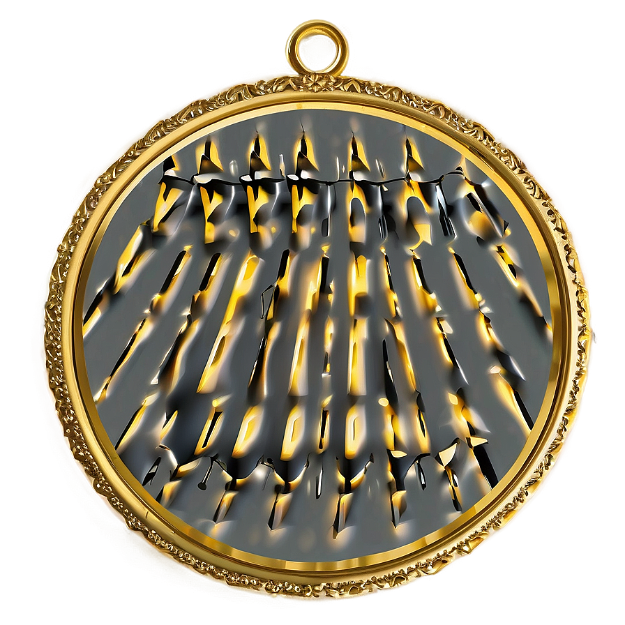 Gold Circle Frame Png 16