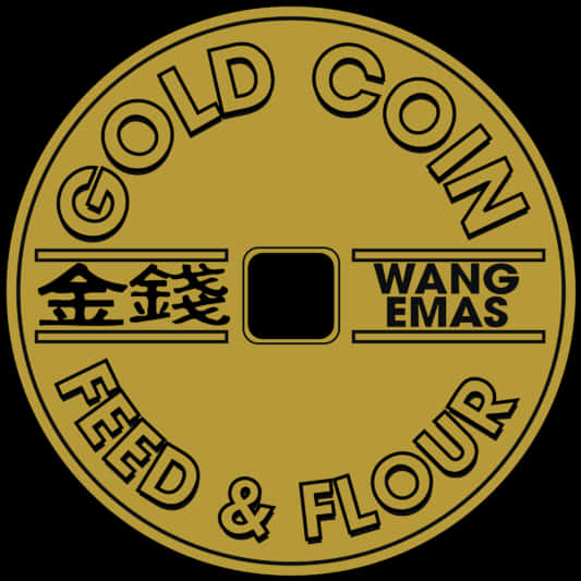 Gold Coin Feedand Flour Logo