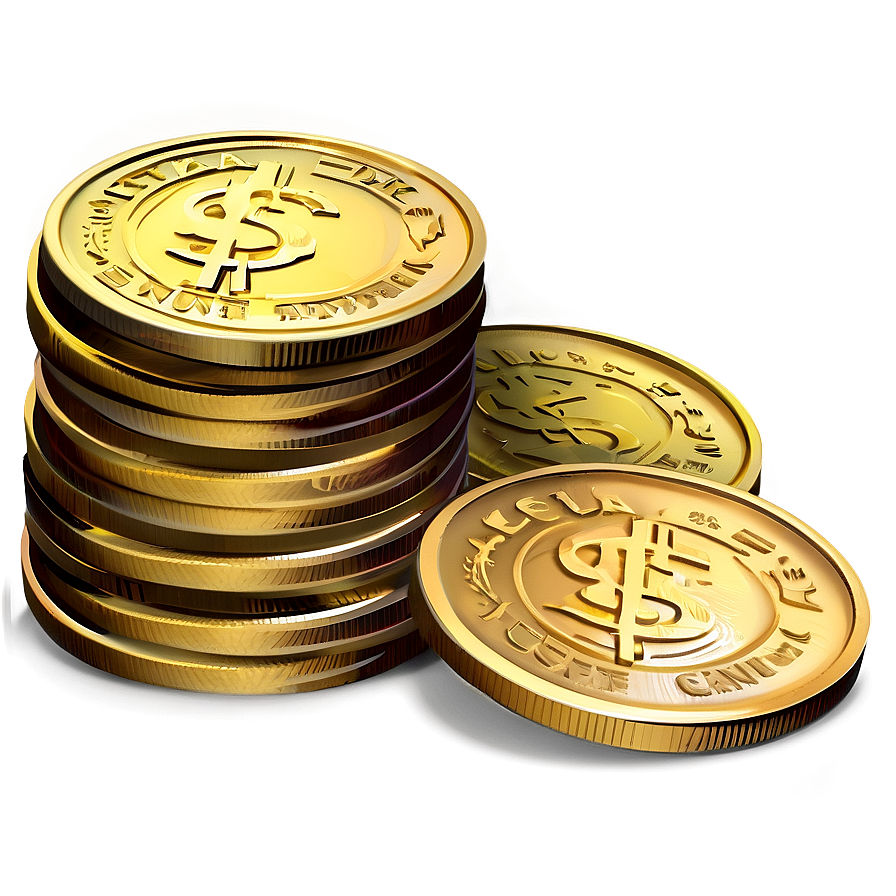 Gold Coins And Cash Png Uwb87