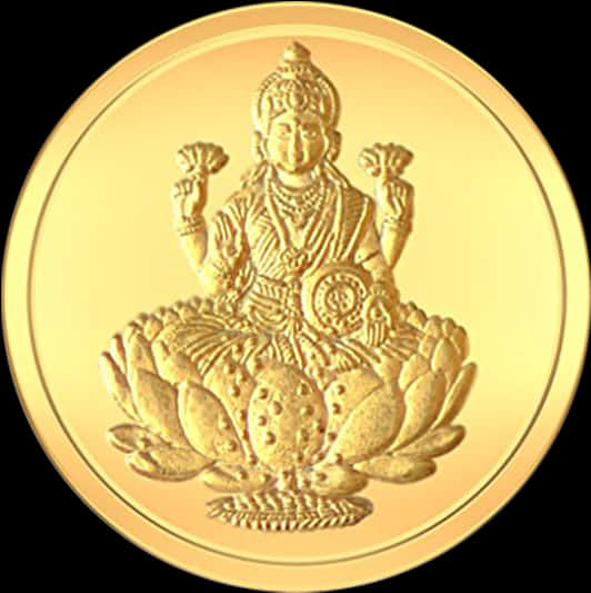 Gold Coinwith Deity Design