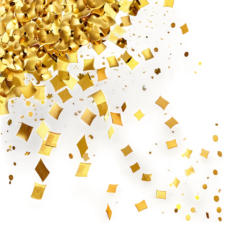 Gold Confetti Dreams Png Vvc