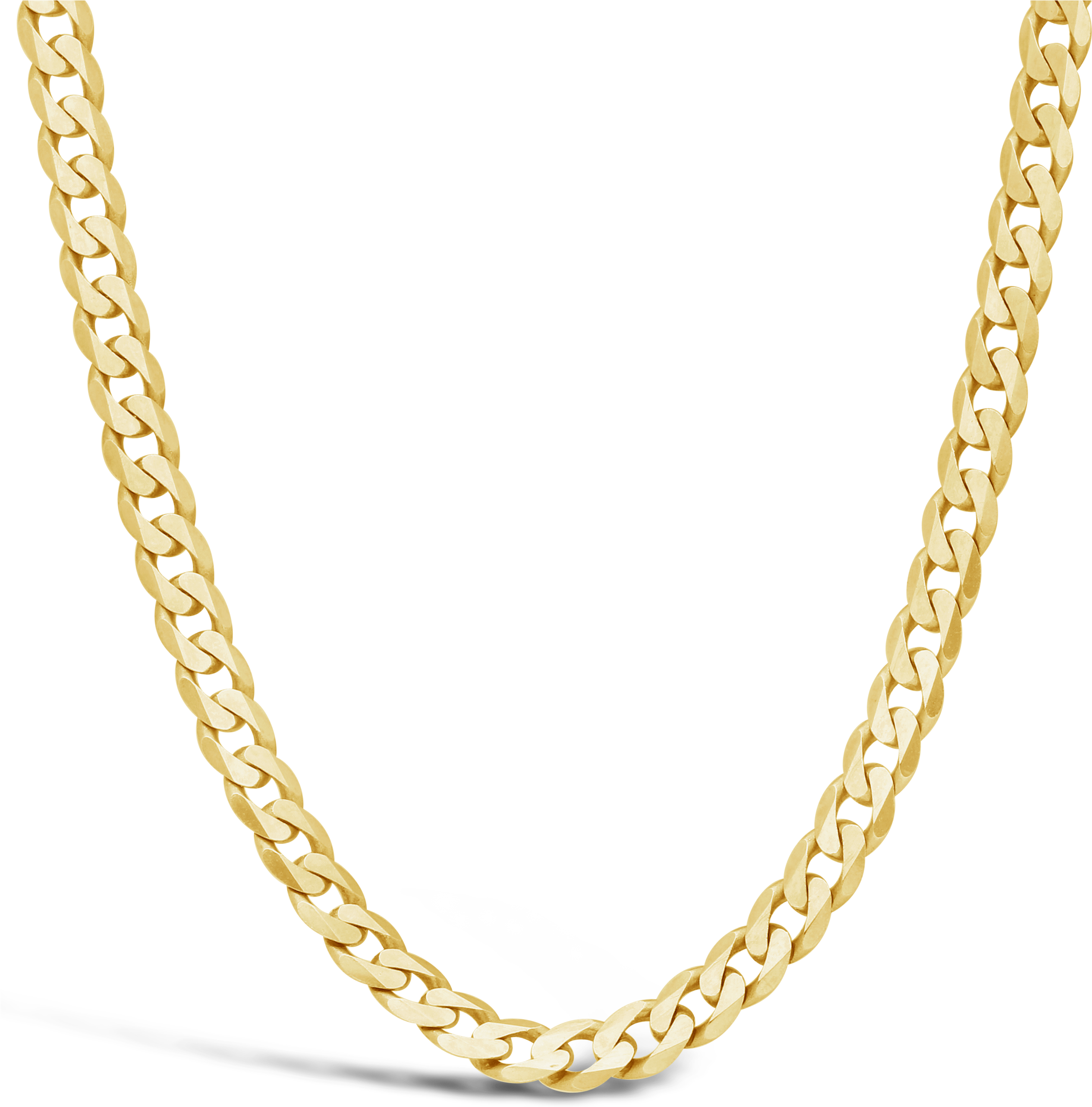 Gold Cuban Link Chain Necklace