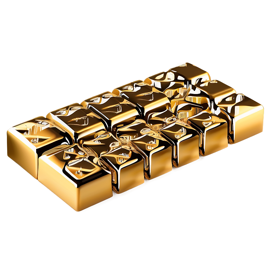 Gold Cube Array Png 06262024