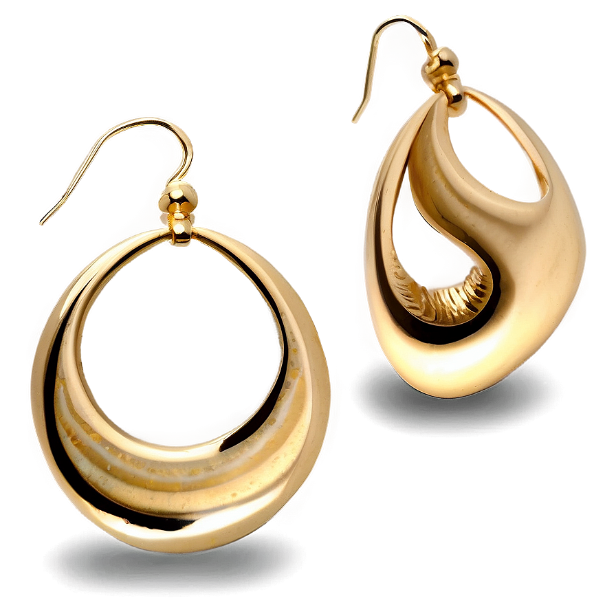 Gold Earring Set Png Fmw20