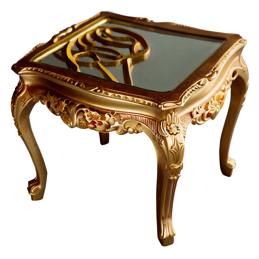 Gold End Table Png Jbc33