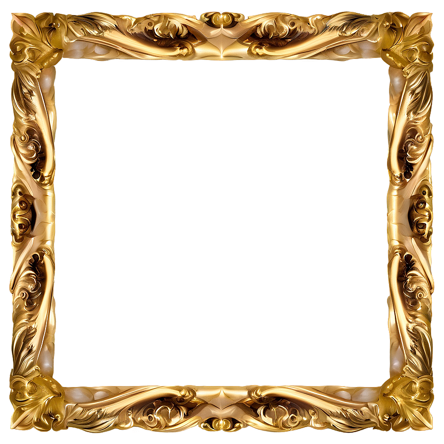 Gold Fancy Frame Png Fda