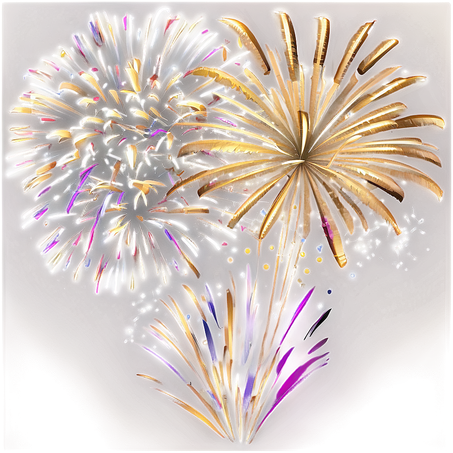 Gold Fireworks Gala Png Yqu1