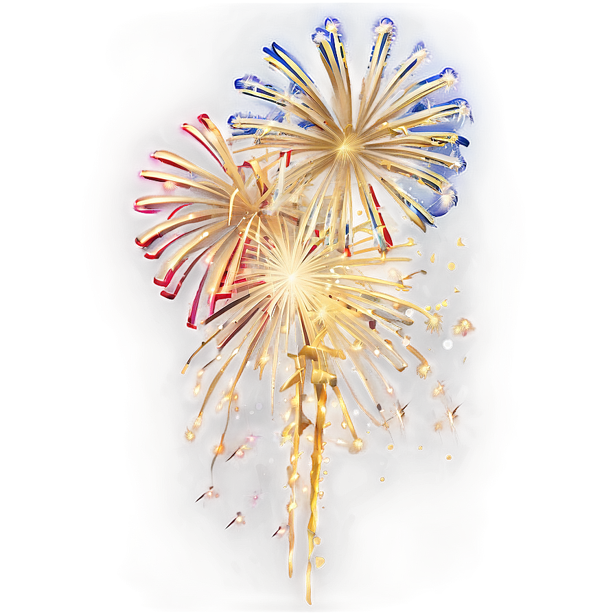 Gold Fireworks Harmony Png 06292024