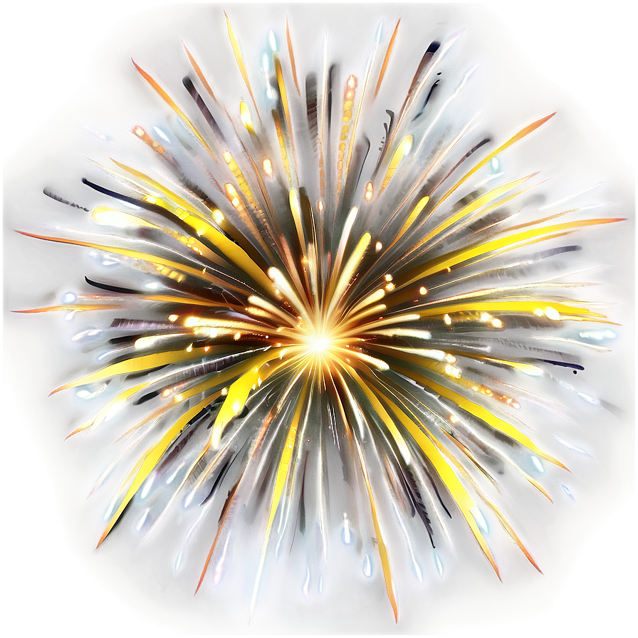 Gold Fireworks Harmony Png 45