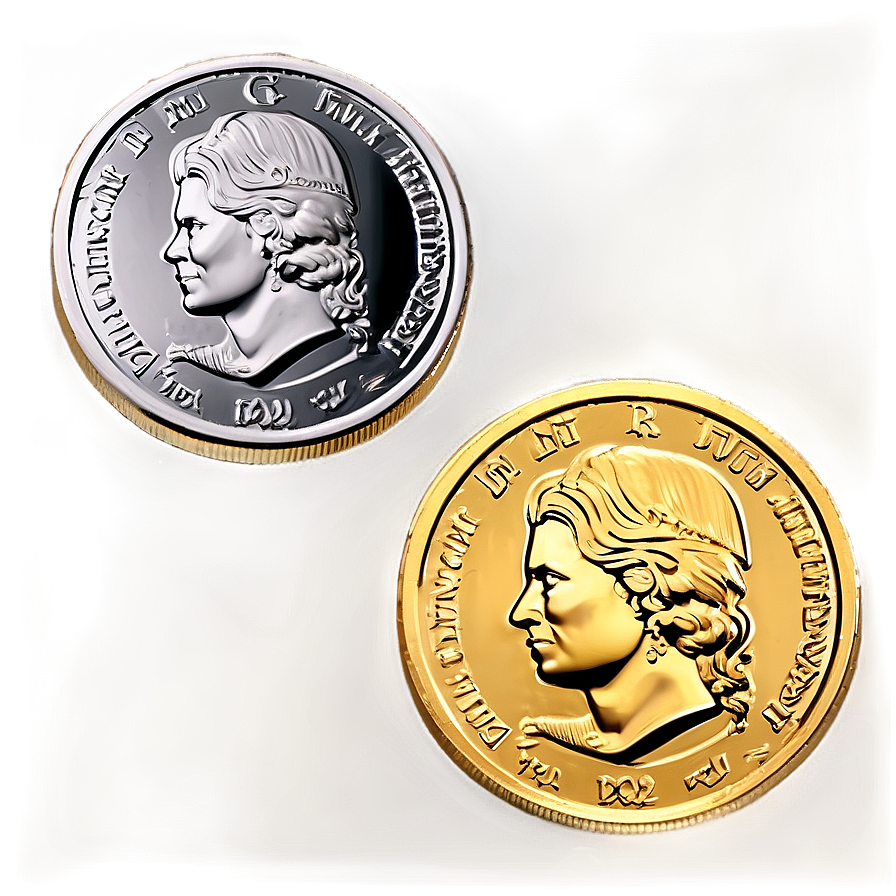 Gold Foil Coin Png Duh75