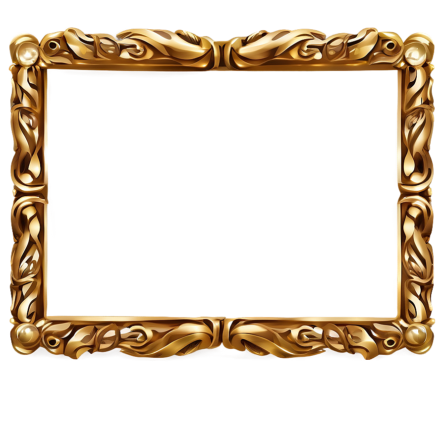 Gold Frame Clipart Png Mqf