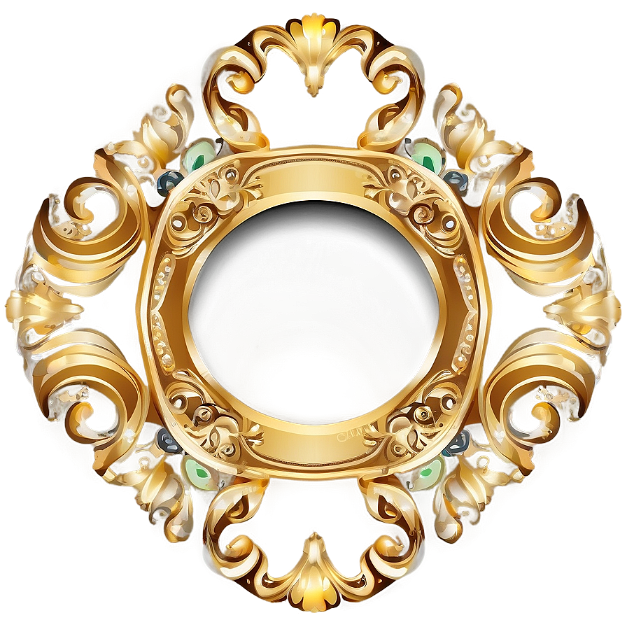 Gold Frame Vector Png 1