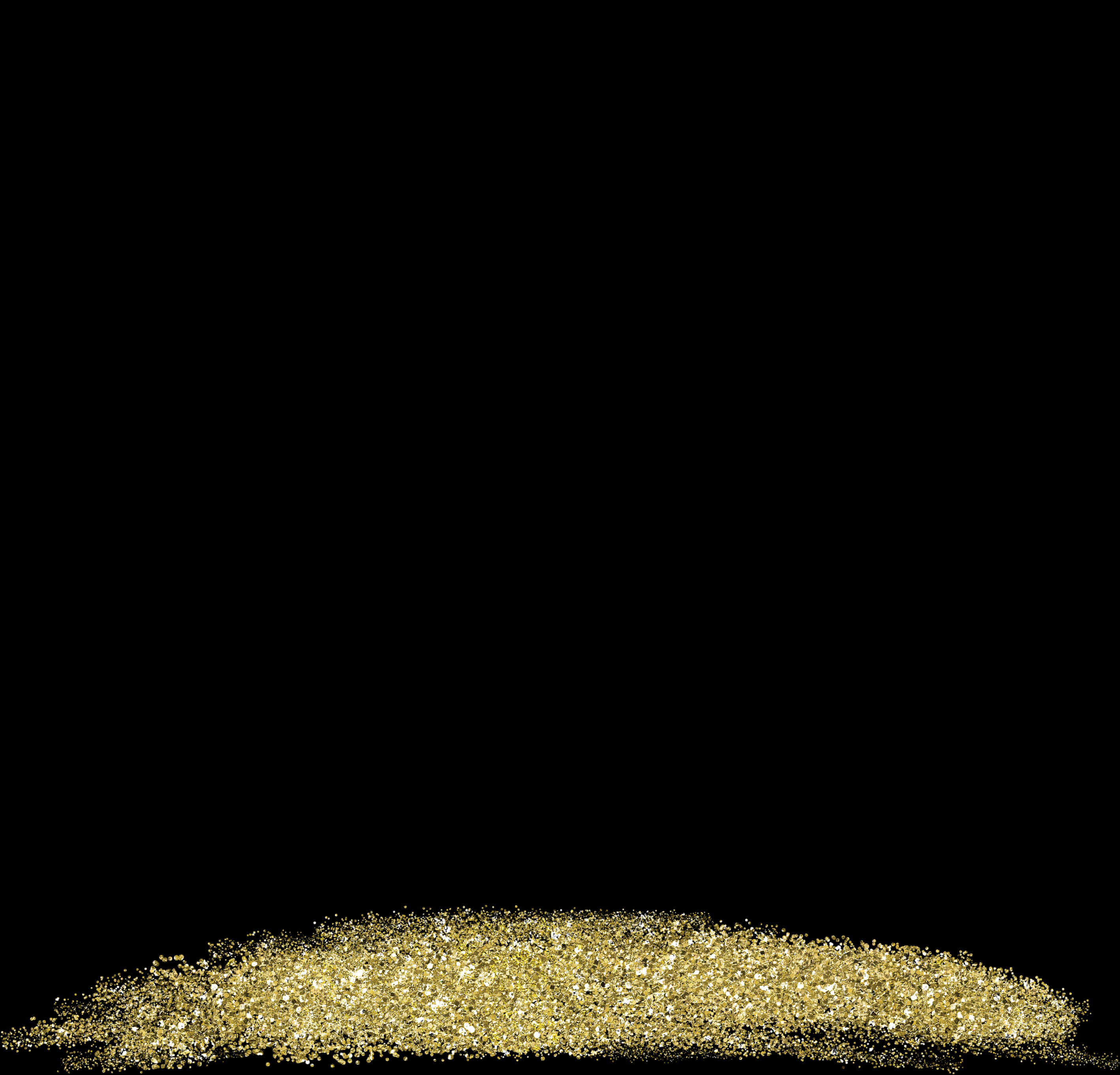 Gold Glitter Border Background