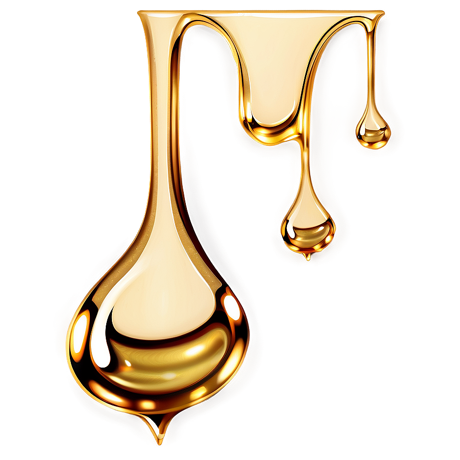 Gold Glitter Drip Detail Png Sng