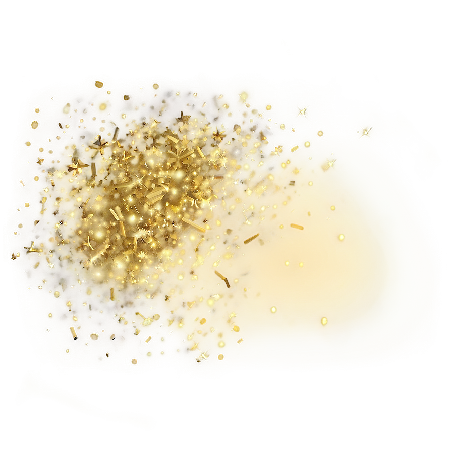 Gold Glitter Light Png 62