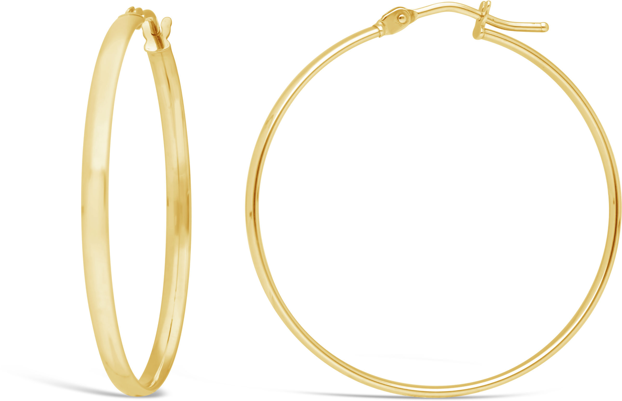 Gold Hoop Earrings Product Image