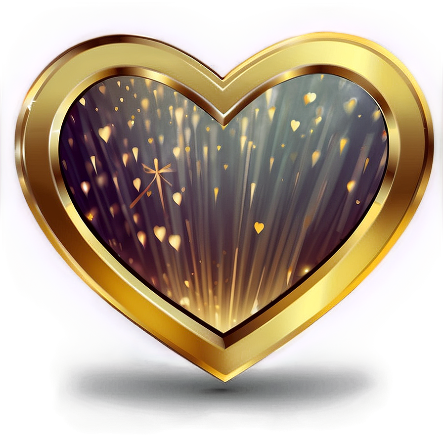 Gold Instagram Heart Png Kmp