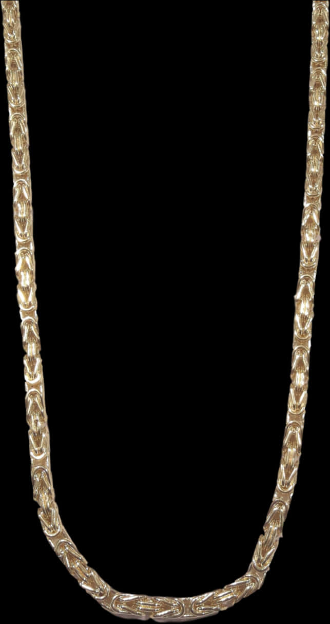 Gold Link Chain Necklace