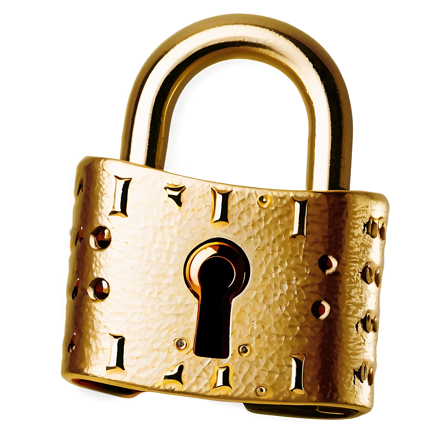 Gold Lock Png 61