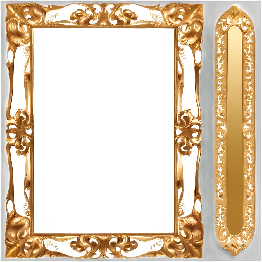 Gold Mirror Frame Png 64