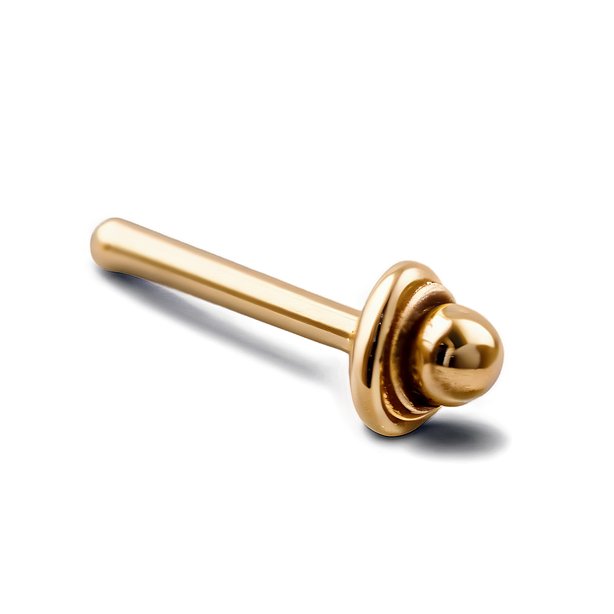 Gold Nose Stud Design Png Bpb52