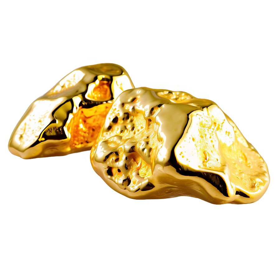 Gold Nugget Illustration Png Vvg