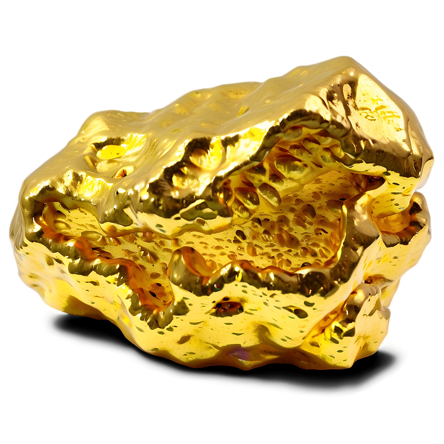 Gold Nugget Specimen Png 90