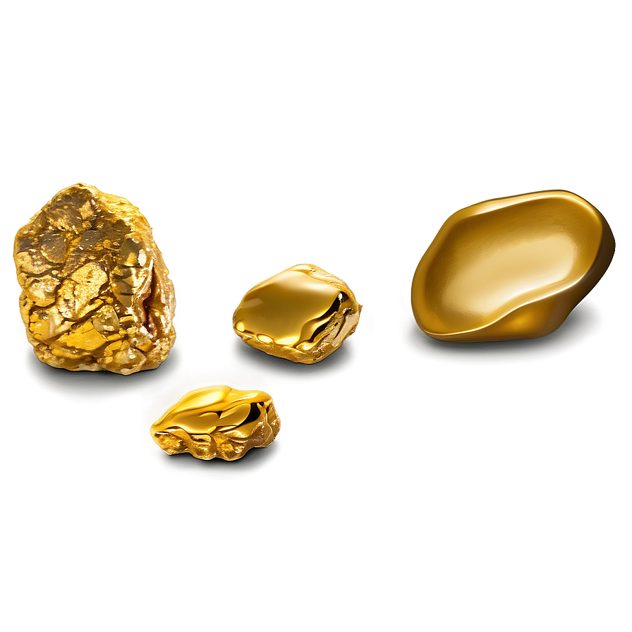 Gold Nugget Wealth Png 06132024