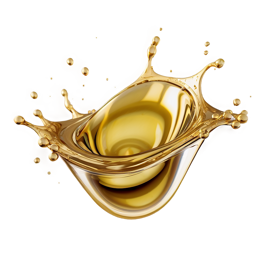 Gold Oil Splash Png Nms