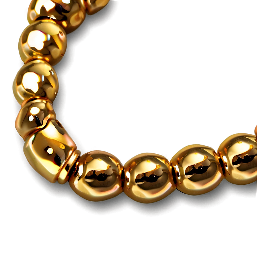 Gold Plated Beads Png 06212024