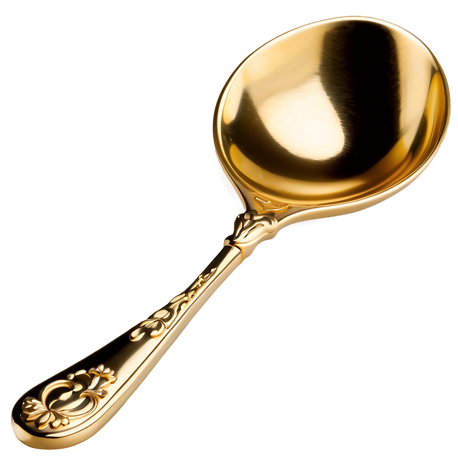 Gold Plated Spoon Png 35