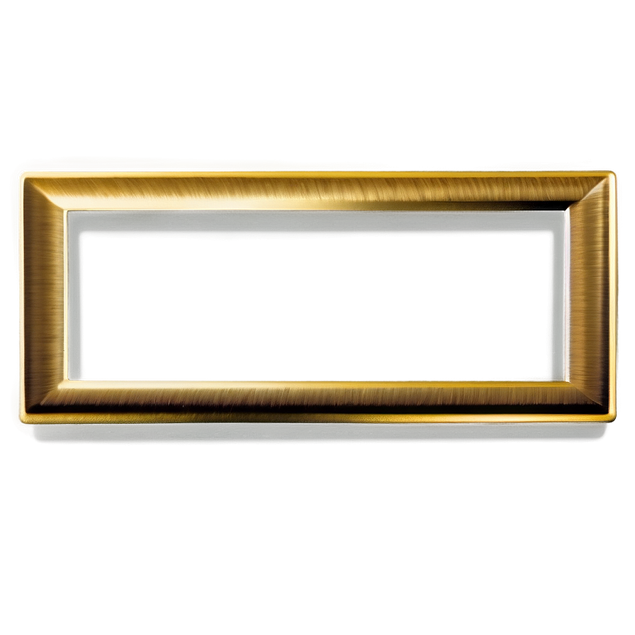 Gold Rectangle For Business Card Png Mgd