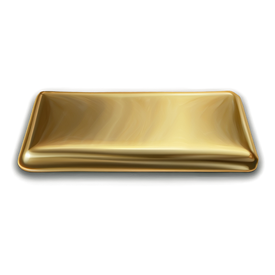 Gold Rectangle Seal Png 06272024