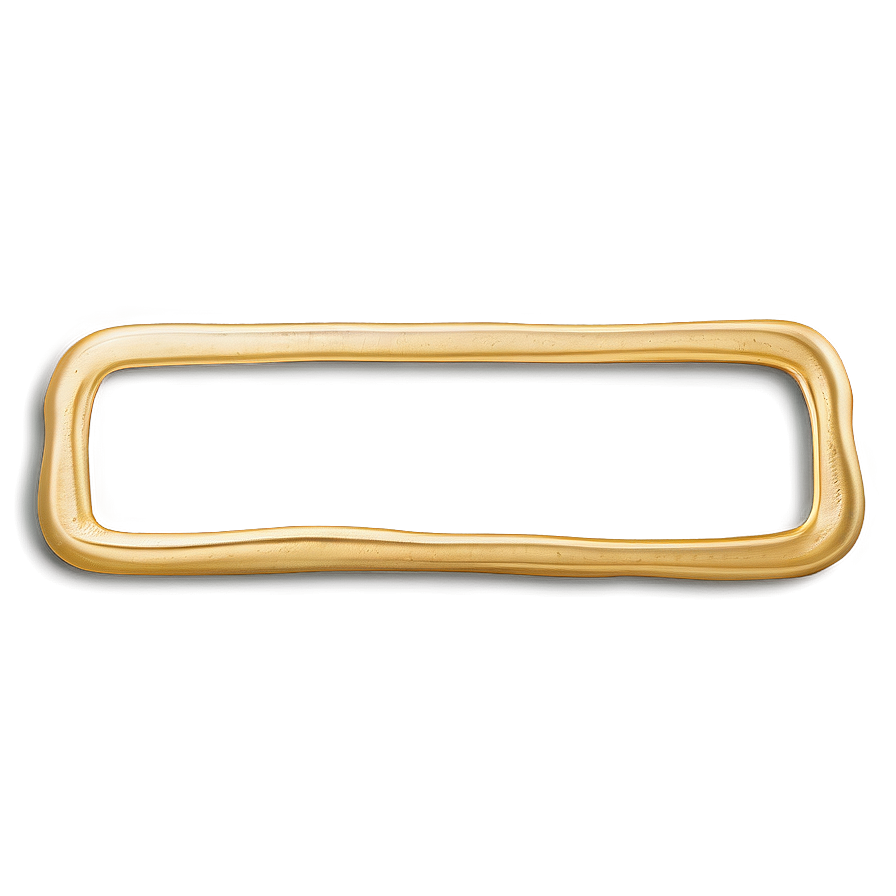 Gold Rectangle Seal Png 42