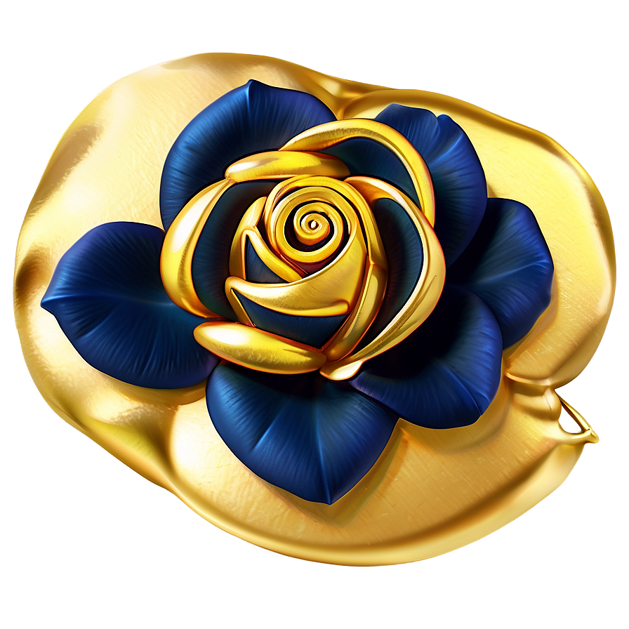 Gold Rose Petals Png Fls