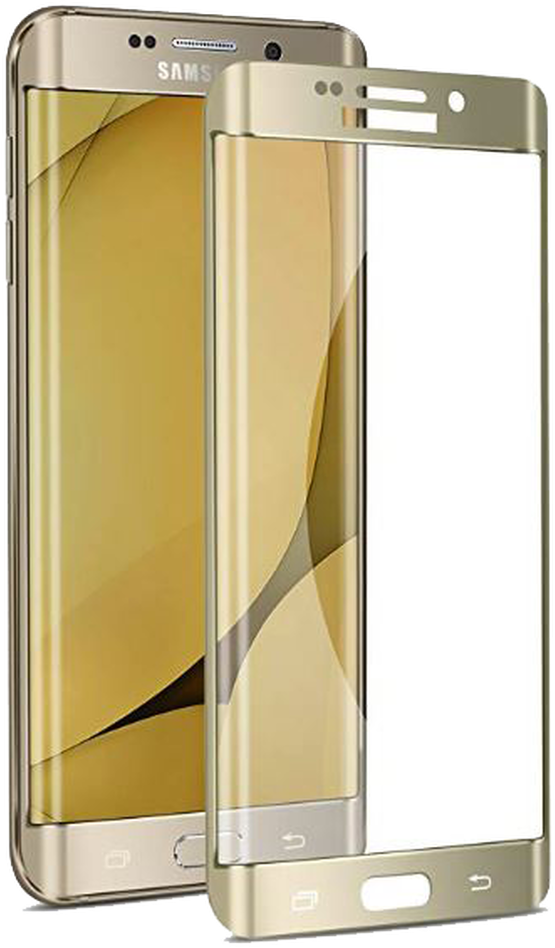 Gold Samsung Smartphone Edge Design