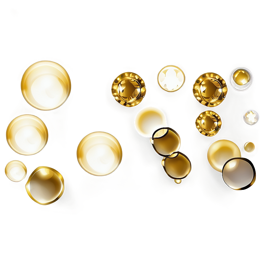 Gold Sparkle Bokeh Png Xsb