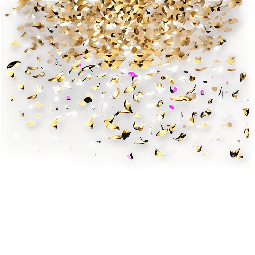 Gold Sparkle Confetti Png Xpi