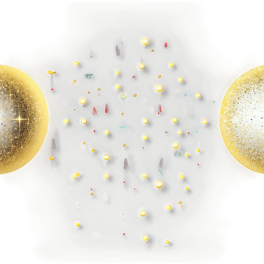 Gold Sparkle Dot Png 40