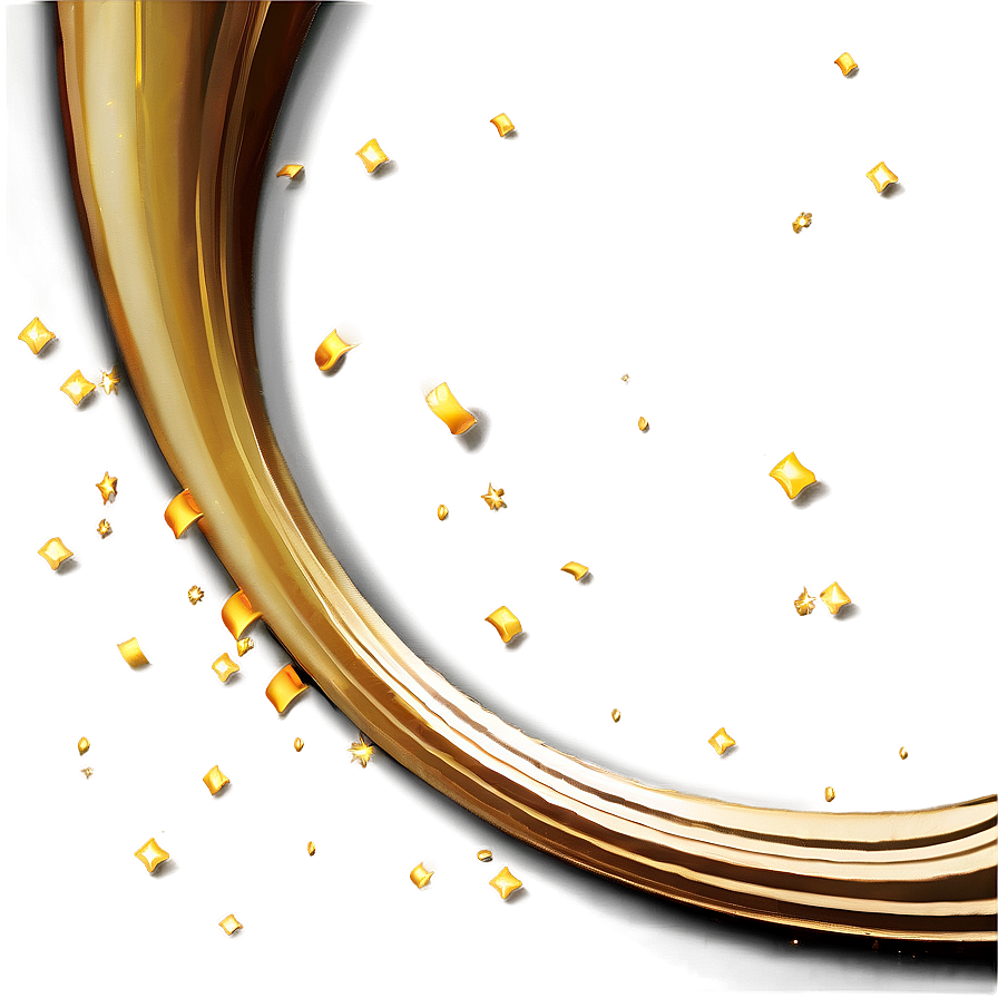 Gold Sparkle Spiral Png 06122024