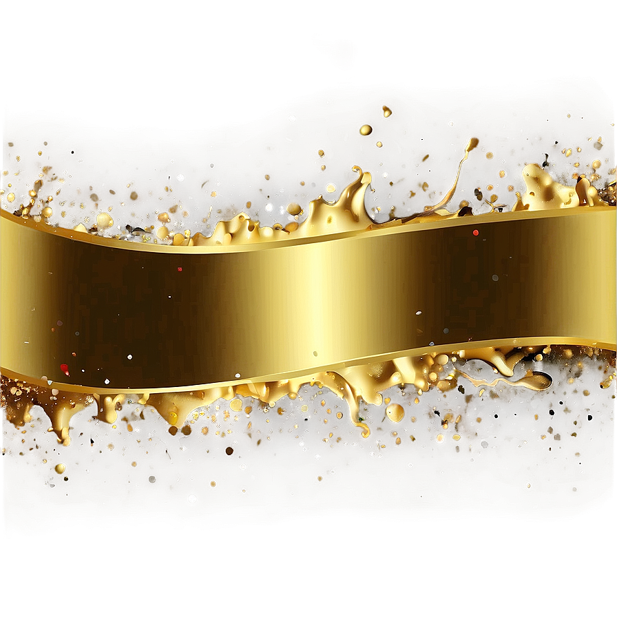 Gold Sparkle Splash Effect Png 06282024